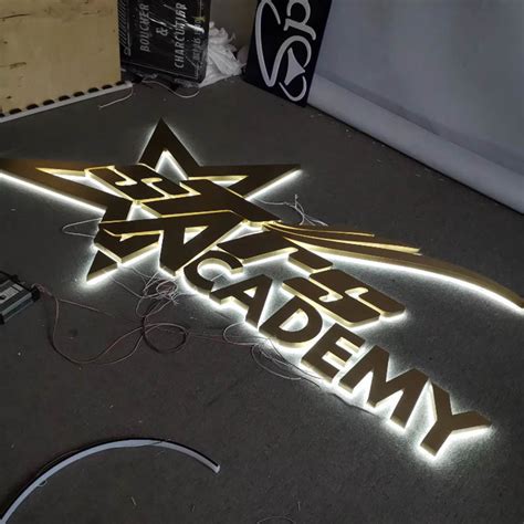 back lit fabricated metal letters|backlit channel letters.